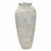 Bijela vaza od polyresina (visina 50 cm) Stiky – Mauro Ferretti