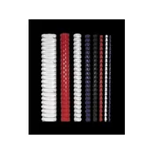 Fellowes 6 mm plastična spirala, za 10-20 listov, bela
