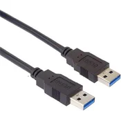PremiumCord Kabel USB 3.0, Super-speed 5Gbps, A-A, 9-pinski, 5 m