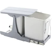EKOTECH vgradni koš za odpadke Patty 30, 1 x 8/1 x 16 litrov, umetna masa, siva