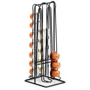 Northix Stojalo za kavne kapsule Nespresso kovinsko črno 30 cm