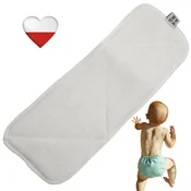 shumee BAMBUSOV VPOJNI VLOŽEK VELIKOST L 13x60 Vpojni vložki za plenice NappiMe