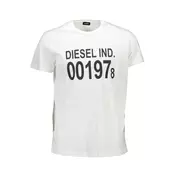 Diesel Muška Majica Kratkih Rukava Bijela
