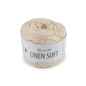 Pletena preja Linen Soft 100 g - (7303) črna