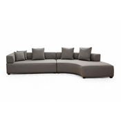 Atelier Del Sofa Ugaona sofa Gondol-1 (L3-CHL) - Siva