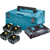 MAKITA power set LXT v MakPac kovčku. 4xBL1840B. 1xDC18RD