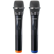 Mikrofoni Lenco - MCW-020BK, bežicni, 2 kom., crni