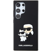 Karl Lagerfeld zaščitni ovitek Karl Choupette Ikonik 3D Black Samsung Galaxy S24 Ultra