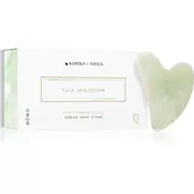 KORIKA Tools Gua Sha Green Jade Stone pripomoček za masažo za obraz