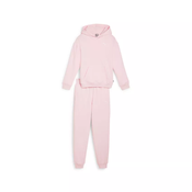 Otroška trenirka Puma Loungewear Suit TR G roza barva