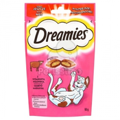 DREAMIES pribolšek za mačke z govedino 60 g