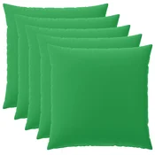 vidaXL Prevleka za blazino 6 pcs HEERLEN Zelena 60 x 60 cm Poliester
