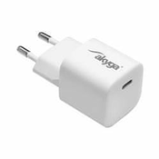 Akyga Univerzalni polnilec USB-C PD 5-12V / max 3A 25W Quick Charge 3.0 GaN, bel