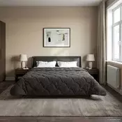 vidaXL Poletna odeja Antracit 220 x 240 cm Mikrofibra in Teddy flis