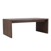 Miza Dallas 4889 Temno rjava, Temno rjava, 75x100x200cm, Ne, Ne, MDF plošča, MDF plošča, MDF plošča, MDF plošča