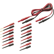 Fluke Merilni kabelski komplet [ lamelni vtič 4 mm - lamelni vtič 4 mm] rdeče barve\, črne barve Fluke TL82, (20461341)