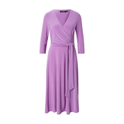 Obleka Lauren Ralph Lauren vijolična barva, 250769904