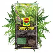 shumee Compo Sana substrat za zelene rastline in palme 5 l mešanica šote, perlita in dolomita