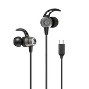 Stansson HE-105-BL USB Type-C crni mikrofonski slušalice
