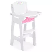 Drvena stolica za hranjenje za lutke Pilsan - B012