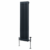 MONSTER Tradicionalni radiator z 2 stolpcema - 1500 x 292 mm - antracitno siva, (21569947)