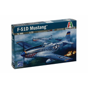 Komplet modela zrakoplova 0086 - F-51D MUSTANG (1:72)