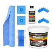Dichtset 502B Tekoča folija 5,5 kg Podloga 1 m TF PRO 1 l 5 m Trak 2 x Vogal 2 x Manšeta