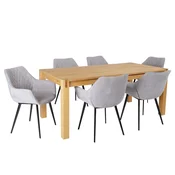 Homestar Jedilna garnitura Chicago New miza in 6 stolov