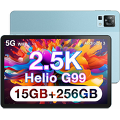 DOOGEE DOOGEE T30 Pro 15GB(8+7GB)/256GB/TF 2TB, 4G-LTE modra tablični računalnik, 8580mAh 11 Android 13, (21312188)