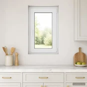 vidaXL Okno za klet RISOR 50 x 100 cm PVC in steklo
