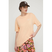 Bombažna kratka majica Roxy Essential Energy ženska, oranžna barva, ERJKT04130