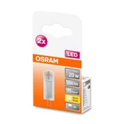 OSRAM LED s pin bazo G4 1,5W 2.700K prozorno 2-pack