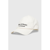 Bombažna bejzbolska kapa Marc OPolo bela barva