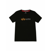 ALPHA INDUSTRIES Majica, črna