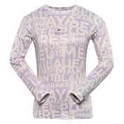 Womens quick-drying T-shirt ALPINE PRO LOUSA pastel lilac variant pb