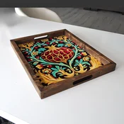 Aberto Design Poslužavnik REF035 48 x 38 x 4 cm, Šareni