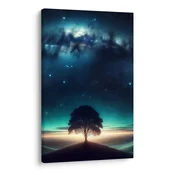Slika drevo življenja ponoči - 80x120