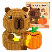 shumee Kapibara z bučnimi gradbenimi bloki 3263el 3D model velika DIY figura