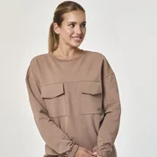 ZOE Anya Sweatshirt, Cream Brown - L, (21580133)