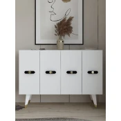 Hanah Home Konzolni sto Quart V, 120x80x29.6 cm, Beli