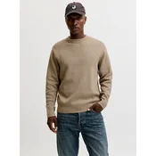 JACK & JONES Pulover JWHMILANO temno bež
