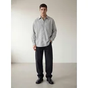 ARMIE Srajca The Carl White Check Loose Shirt bela