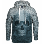 Aloha From Deer Unisexs Pixel Skull Hoodie H-K AFD343