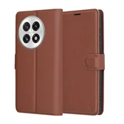 Etui Techsuit Leather Folio za OnePlus 13 - rjav