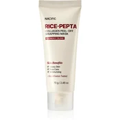 Nacific Peel-off maska za obraz s kolagenom in peptidi Rice Pepta Collagen Peel-off Wrapping Mask - 70 g