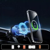 GS Ovitek za Google Pixel 9 / Google Pixel 9 Pro, Fusion Hybrid, za MagSafe, prozoren