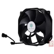 SilverStone FHP141, FHP Series Fan 14cm, 13,4-34,5dBA, High air pressure, Dual operation mode, Black [24]