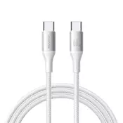 Joyroom Joyroom kabel USB C-C 1m 60W bel pleten S-A28, (5000219520)
