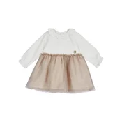 Chicco Obleka brokat/bela