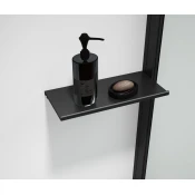 ESCA SHELF polica za profil 230x120 mm, črna mat - 230x120 mm - Polysan - ESCA - 24 - 230 - 120 - 14